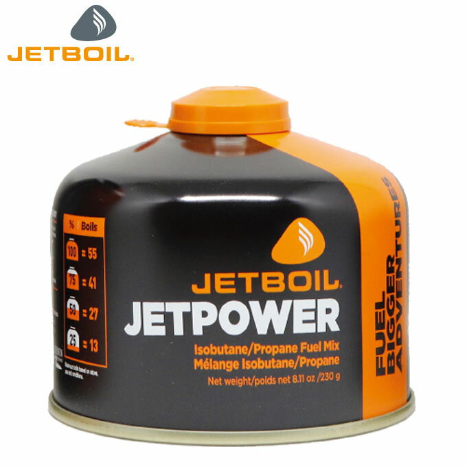 ジェットボイル ガスカートリッジ ジェットパワー230G 1824379 JETBOIL