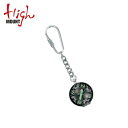 【全品対象最大10%OFF!2025年8/15 0:00~8/20 23:59】 ハイマウント アウトドアアクセサリー ラウンドキーホルダーコンパス 11228 HIGHMOUNT