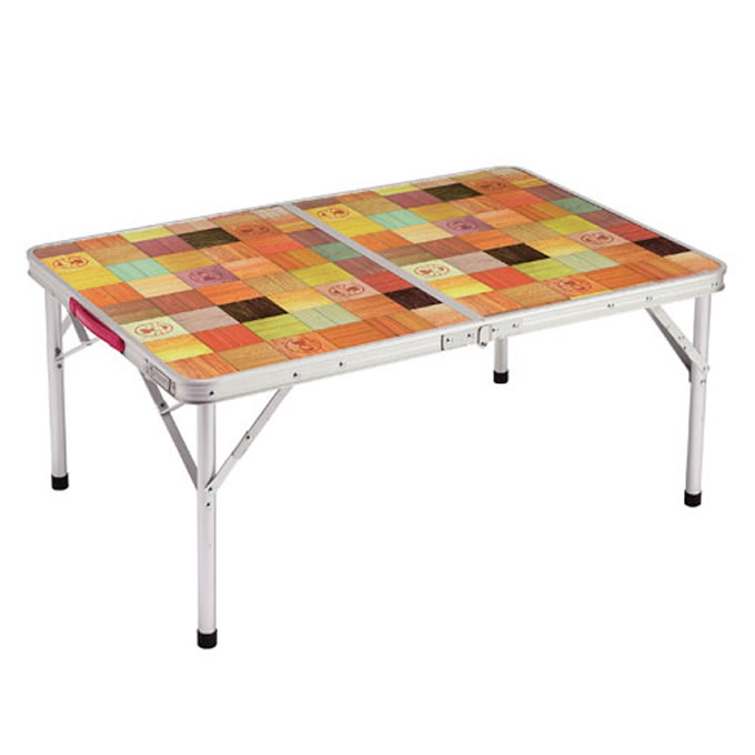 コールマン アウトドアテーブル 90cm ナチュラルモザイクリビングテーブル 90プラス 2000026752 2-4人用 Coleman通販格安セール情報 楽天 通販