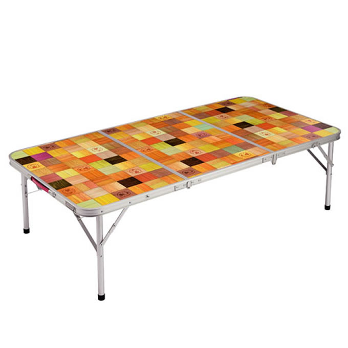 コールマン アウトドアテーブル 140cm ナチュラルモザイクリビングテーブル/140プラス 2000026750 4-6人用 Coleman通販格安セール情報 楽天 通販