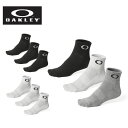 オークリー スポーツウェア メンズ オークリー 3足組ソックス メンズ 3P SOCK 93238JP OAKLEY