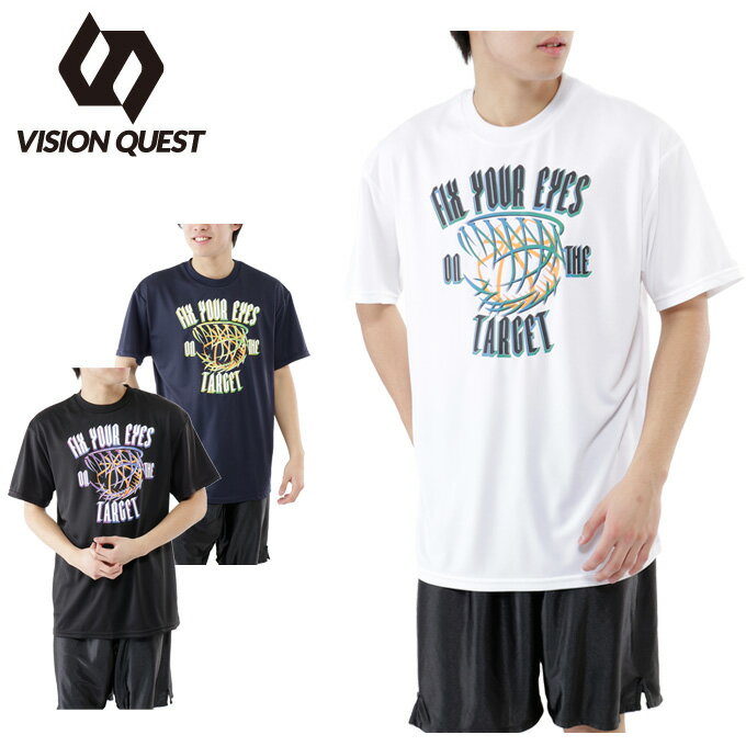 ビジョンクエスト VISION QUEST バスケットボール 半袖プリントTシャツ VQ570413G04