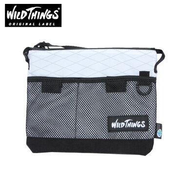 ワイルドシングス WILDTHINGS ポーチ メンズ レディース サコッシュショルダー WT-380-0072 WH