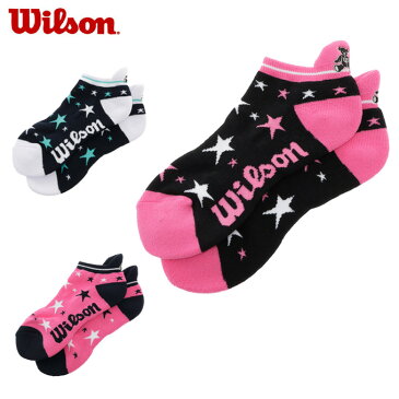 ウイルソン Wilson ゴルフ アクセサリー レディース 星柄ショートソックス WBS1710LA