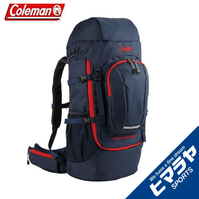 コールマン 登山バッグ 43L メンズ レディース パワーローダー43 ネイビー 2000031212 Coleman 宿泊登山 バックパック バッグ