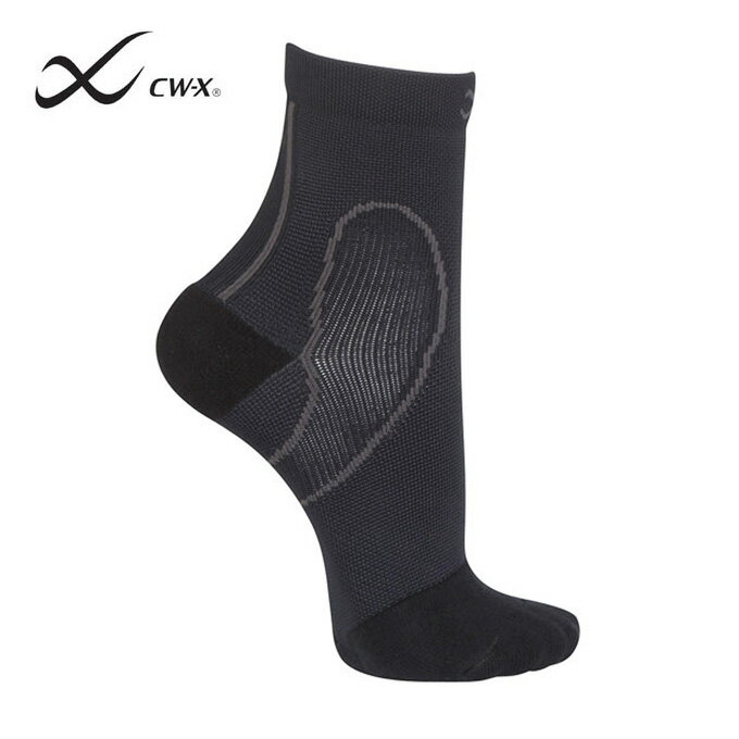 ランニングソックス メンズ レディース CW-Xパーツ プレーンランニングソックス ショート BCR608 CW-Xのサムネイル