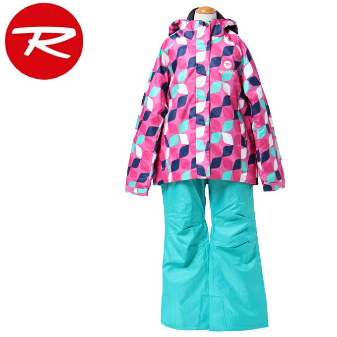 ロシニョール ROSSIGNOL スキーウェア 上下セット JUNIOR GIRL SUIT ジュニア ガール スーツ RLFJJST04 サイズ調整機能 スノーウェア