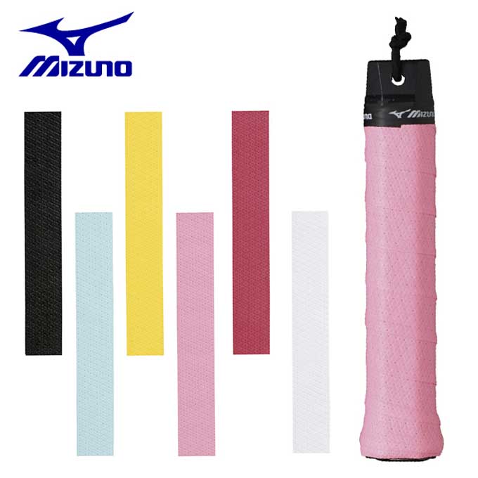 ミズノ テニス バドミントン グリップテープ ウェットタイプ ダイヤ型押しタイプ 63JYA802 MIZUNO