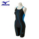ミズノ FINA承認 競泳水着 ハーフスパッツ ジュニア FX-SONIC ハーフスーツ N2MG8430-91 MIZUNO