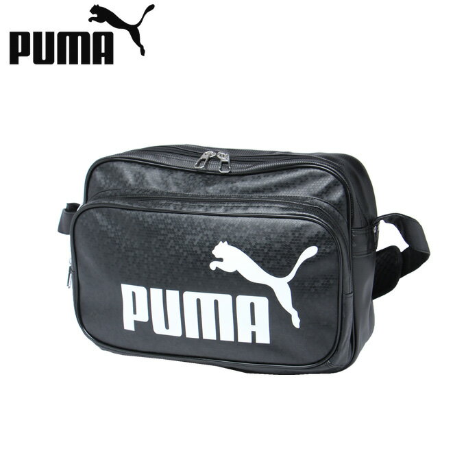 プーマ エナメルバッグ Mサイズ メンズ レディース トレーニング PUショルダー 075370-01 PUMA puma_12rss