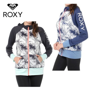 ロキシー ROXY ラッシュガード 長袖 レディース UVカット 速乾ラッシュパーカー DEEP WATER PARKA RLY181020