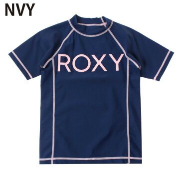 【7000円以上でクーポン利用で500円引 6/11 1:59迄】 ロキシー ラッシュガード 半袖 ジュニア MINI RASHIE S/S ミニラッシュ TLY181103 ROXY