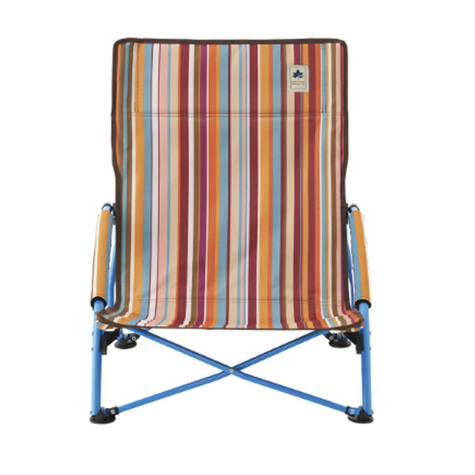 ロゴス アウトドアチェア ストライプ あぐらチェア-AH オレンジ 73173027 LOGOS通販格安セール情報 楽天 通販