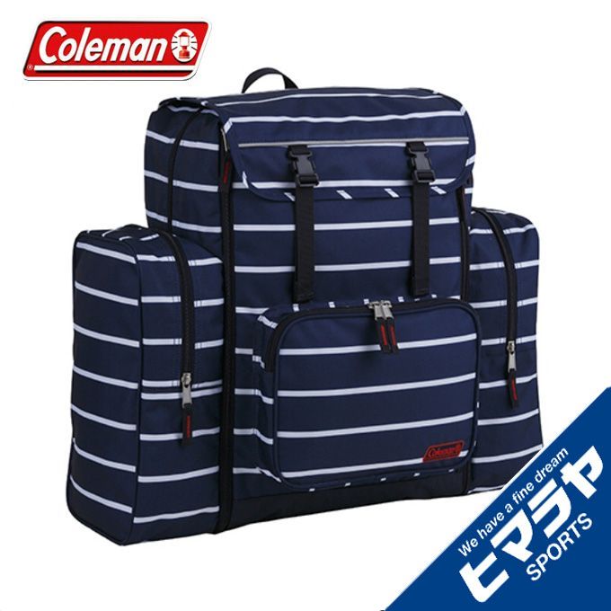 コールマン リュックサック 42-50L ジュニア トレックパック ネイビーボーダー 2000032977 Coleman