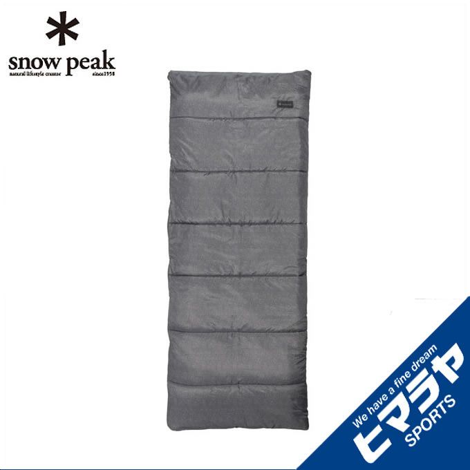 スノーピーク 封筒型シュラフ SSシングル BD-105GY snow peak