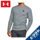 アンダーアーマー スウェットトレーナー メンズ ライバルフリースクルー ライフスタイル ロングスリーブ 1320738-036 UNDER ARMOUR