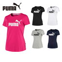 プーマ Tシャツ 半袖 レディース ESS 半袖Tシャツ 853889 PUMA
