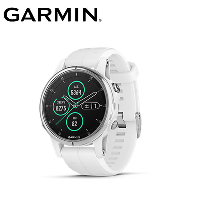 ガーミン GARMIN ランニングウォッチ メンズ レディース fenix 5S Plus Sapphire White 010-01987-72