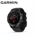 ガーミン GARMIN ランニングウォッチ メンズ レディース fenix 5 Plus Sapphire Black 010-01988-78