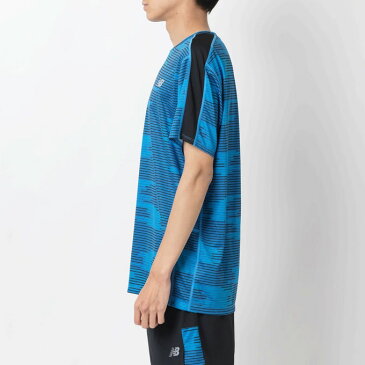 ニューバランス スポーツウェア 半袖Tシャツ メンズ NB HANZO ハンゾー プリントショートスリーブTシャツ AMT83061 LCT new balance