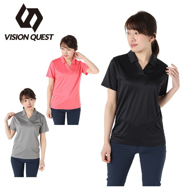 スキッパーシャツ 半袖 レディース VQ451205I08 ビジョンクエスト VISION QUESTのサムネイル