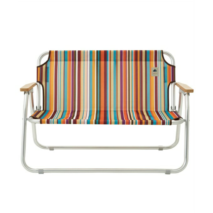 ロゴス アウトドアベンチ neos チェアfor2-ST オレンジストライプ 73173082 LOGOS通販格安セール情報 楽天 通販