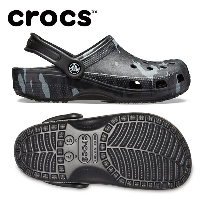 クロックス サンダル メンズ Classic Seasonal Graphic Clog クラシック シーズナル グラフィック クロッグ 205706-097 crocs