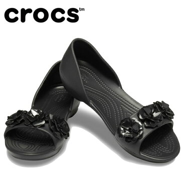 クロックス サンダル レディース Women’s Lina Flower D'Orsay リナ フラワー ドルセー ウィメン 205567-060 crocs