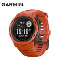 【ポイント10倍 1/6 9:59まで】 ガーミン ランニングウォッチ メンズ レディース Instinct Flame Red 010-02064-32 GARMIN