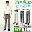 【最大10%OFFクーポン!7/4 20:00~7/11 1:59】ゴルフパンツ 裾上げ済み 股下74cm メンズ ゴルフウェア ゴルフ パンツ 選べるウエスト すっきり 細身 レギュラーフィット 伸縮 ストレッチ 7007-68 スラックス 春 夏 父の日