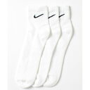 【送料無料】ナイキ 3足組ソックス メンズ レディース Everyday Cushion Ankle エブリデイ クッション アンクル SX7667-100 NIKE 3