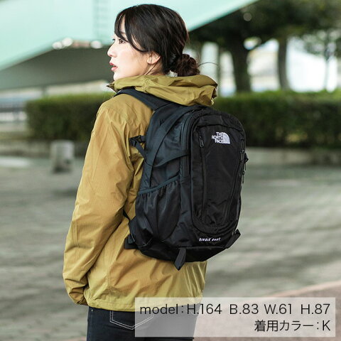 ノースフェイス リュックサック 23L メンズ レディース シングルショット ブラック NM71903 K THE NORTH FACE 日帰り登山