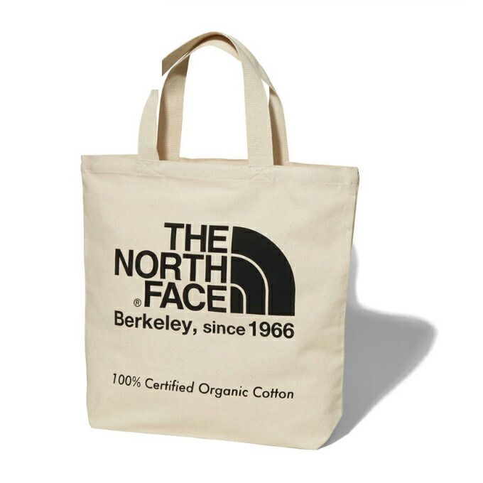 ノースフェイス トートバッグ メンズ レディース TNF Organic Cotton Tote TNFオーガニックコットントート NM81908 K THE NORTH FACE