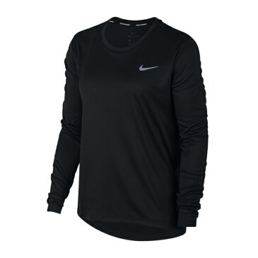 ナイキ スポーツウェア 長袖Tシャツ レディース マイラーL/S ランニングトップ AJ8129-010 NIKE