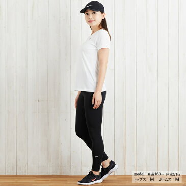 ナイキ Tシャツ 半袖 レディース DRIーFIT レッグ クルー AQ3211-100 NIKE