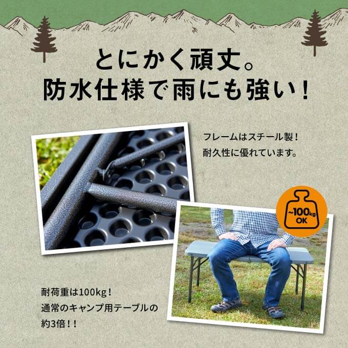アウトドアテーブル 120cm ヘビーデューティテーブル120 VP160401I05 ビジョンピークス VISIONPEAKS通販格安セール情報 楽天 通販