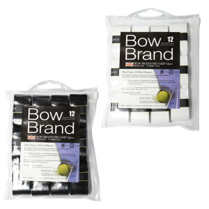 ボウ テニス バドミントン グリップテープ ウェットタイプ 12本入り スーパーウエット プログリップ BOW012 BOW