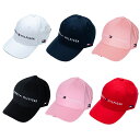 【まとめ買いで最大10％OFF！〜4/17 9:59】トミーヒルフィガーゴルフ TOMMY HILFIGER GOLF ゴルフ キャップ メンズ THロゴキャップ THMB90EF