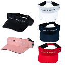 【まとめ買いで最大10％OFF！〜4/17 9:59】トミーヒルフィガー ( TOMMY HILFIGER ) ゴルフ THロゴバイザー THMB90FF