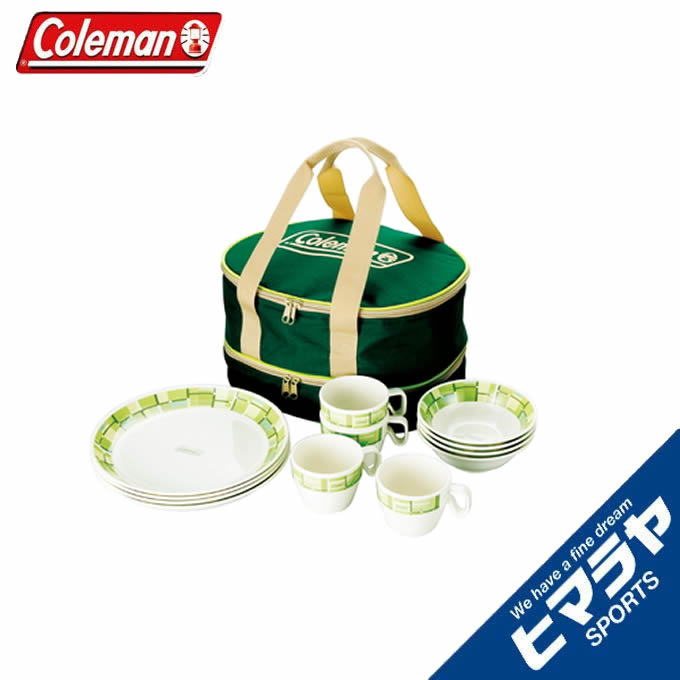 コールマン 食器セット 皿 + マグカップ 4人用 メラミンテーブルウェアセット 170-9135 Coleman