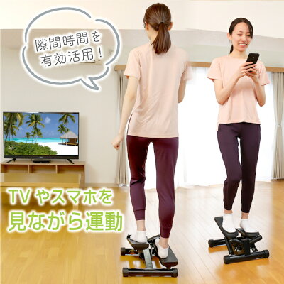 【全品対象最大10%OFFクーポン 10/24 20:00〜10/27 1:59】ステッパー ダイエット静音 耐荷重約100Kg 上下ステップ運動 有酸素運動 ストレートステッパー 足踏み 自宅で簡単 フィットネスマシン ビジョンクエスト VQ580107I22 - Image 3