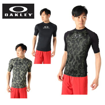 オークリー ラッシュガード 半袖 メンズ S/S 482557JP OAKLEY