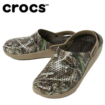 クロックス サンダル メンズ literide realtree max5 clog ライトライドリアルツリーマックスクロッグ 205962-23G crocs