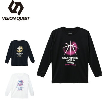 バスケットボール 長袖シャツ ジュニア プリントTシャツ VQ570414I04 ビジョンクエスト VISION QUEST