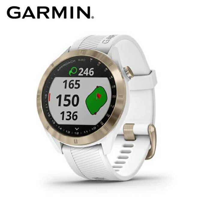 ガーミン GARMIN ゴルフ GPSナビ メンズ レディース Approach S40 White アプローチ エス40 ホワイト ゴルフウォッチ 010-02140-22のサムネイル