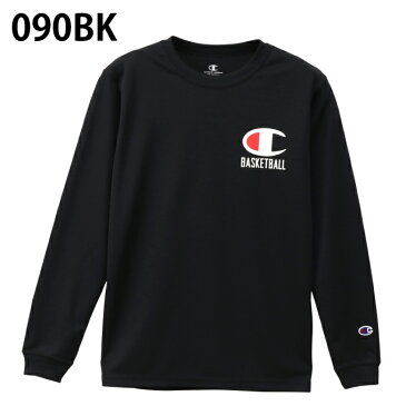 チャンピオン バスケットボール 長袖シャツ ジュニア プラクティスロングスリーブTシャツ E-MOTION CK-QB411 Champion