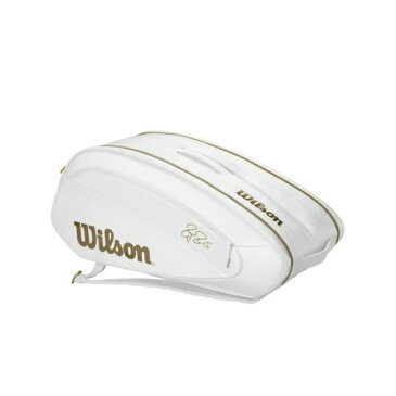 ウイルソン テニス バドミントン ラケットバッグ 12本用 メンズ レディース FEDERER DNA 12 PACK GOLD STANDARD Edition WR8004401 Wilson
