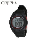 クレファー ランニング 腕時計 メンズ レディース T-SPORTS 10気圧 TS-D062-RD CREPHA