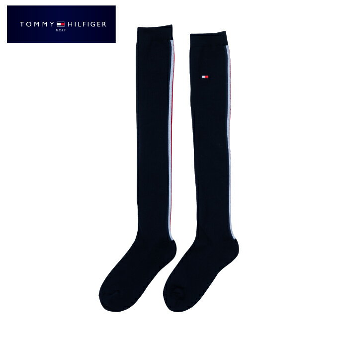 トミーヒルフィガーゴルフ TOMMY HILFIGER GOLF ゴルフ ソックス レディース バックラインニーハイソックス THMB9FCF