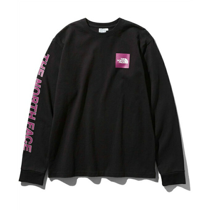 ノースフェイス Tシャツ 長袖 レディース L/S Square Logo Sleeve Tee ロングスリーブスクエアロゴスリーブティー NTW81931 K THE NORTH FACE